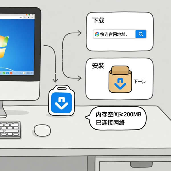 快连电脑版怎么下载安装？需要哪些条件？