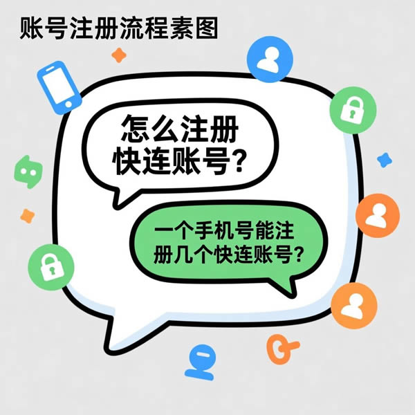 快连怎么注册账号？一个手机号只能注册一个号吗？